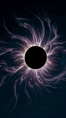 Wall Mural - Mesmerizing cosmic transition: vibrant solar eclipse illuminated by ethereal light