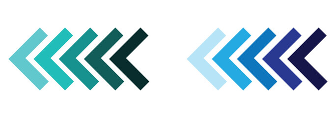 Fototapete - Dynamic moving arrow symbol. Arrow dynamic symbol. Speed, fast arrows symbols set. Arrow dynamic elements.