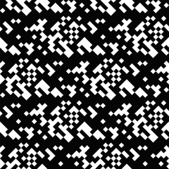 Poster - Abstract seamless diagonal black and white pattern background - repeating vector design