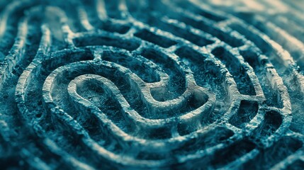 Poster - Intricate pattern design. AI.