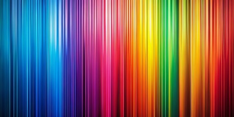 Poster - Abstract Multicolored Vertical Lines Background - Modern Art Design