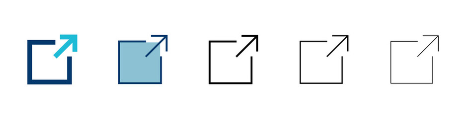 Poster - Link icon vector isolated on white background. Link vector icon. External link symbol vector icon. Hyperlink symbol