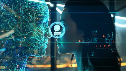 Poster - Exploring the connection between human emotion and artificial intelligence in a futuristic setting