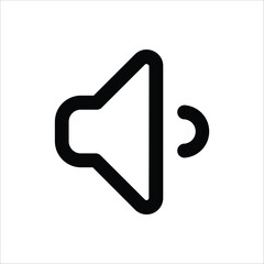 Wall Mural - a simple volume icon, representing sound level.