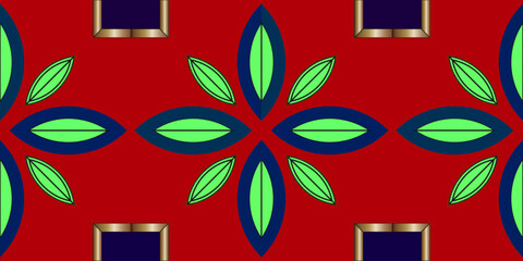 Fototapete - Vector seamless pattern. Simple geometric ornament. Repeat geo design for decor, print