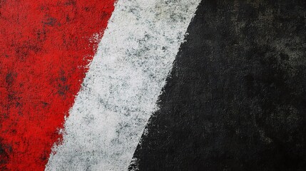 Poster - Grunge Abstract Background with Red, White, and Black Texture