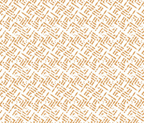 abstract geometric pattern. a seamless vector background. white and golden ornament. graphic modern 
