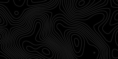 Wall Mural - abstract light pattern vector illustration. topographic map background concept. vibrant neon lights 