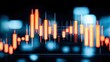 © Mad Unicorn - A dynamic financial chart displaying candlestick patterns with vibrant orange and blue tones, representing market trends and analysis.