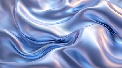 Poster - Abstract Blue Silver Fabric Texture Background