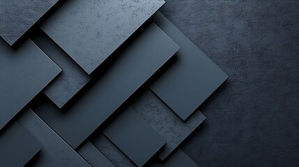 Poster - Abstract Dark Gray Geometric Background