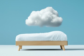 Wall Mural - bed with a cloud on it
