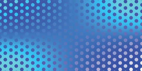 Poster - Vector blue halftone gradient. double Comics effect. Isolated on white background