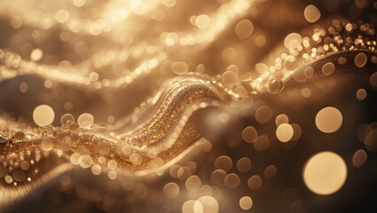 Aufkleber - Abstract gold backdrop, glamour bokeh, luxury backdrop.