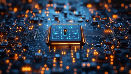Poster - Cybersecurity: Digital Fortress, Data Protection, and Secure Network