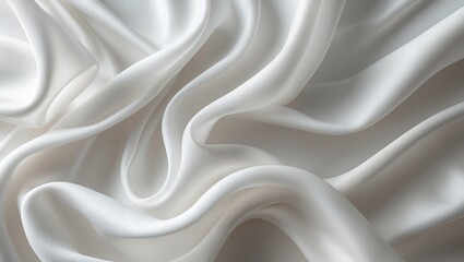 Poster - White fabric backdrop offering plenty of area for text, ideal for design or advertising.