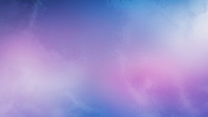 Poster - gradient background with blue, purple, and white, featuring blurred grainy noise texture; suitable f