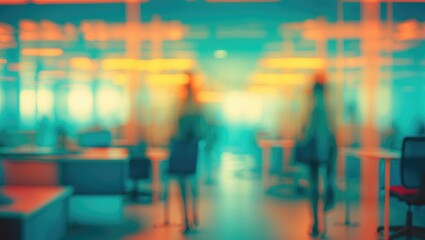 Poster - BLURRED OFFICE ENVIRONMENT