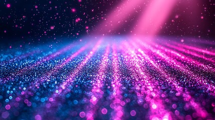 Poster - Glittering Pink Blue Abstract Background Texture