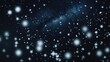 © -Quantum Pixels- - Falling snow on dark backdrop. Authentic blurry snowflakes against black backdrop.