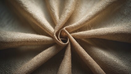 Poster - burlap fabric texture