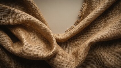 Poster - Burlap sack texture and background