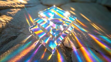 Poster - The light reflection of the glass.