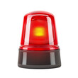 © Zahida - Red emergency siren light, isolated on transparent background