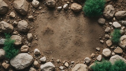 Poster - Texture of ground, continuous texture of ground