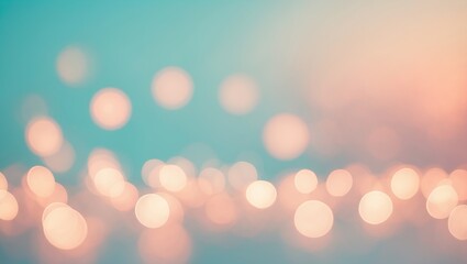 Poster - Soft focus light orbs in pastel shades with a gentle bokeh effect, perfect for tranquil backgrounds, serene settings, calm wallpapers, or subtle cover images.