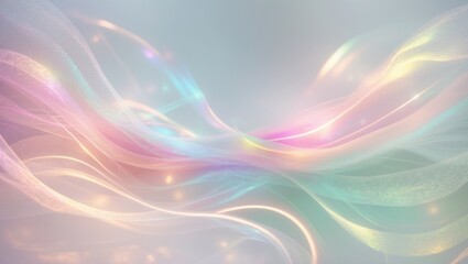 Poster - Rainbow light texture overlay effect. Mock-up of natural light effects.