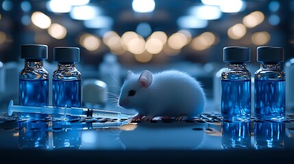 Poster - Lab Mouse Research Medical Science Experiment