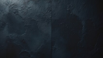 Poster - Dark abstract painted surface pattern with an old grunge texture for background wall.