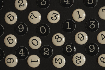 Poster - Background of numbers. from zero to nine. Numbers texture. Finance data concept. Mathematic. Seamless pattern with numbers. financial crisis concept. Business success.