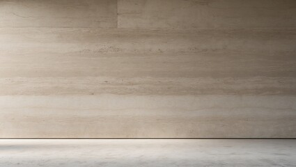 Poster - Beige travertine stone surface, background.
