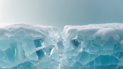 Poster - Split in ice