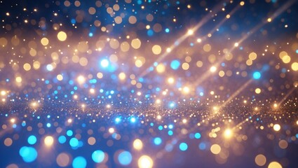 Poster - background of abstract glitter lights