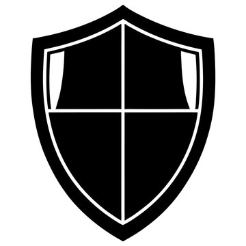 shield Vector Shilhouette icon set