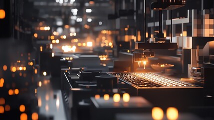 Poster - AI-powered quality inspection in a metal factory.
