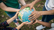 © REZAUL - Earth day, Word day, Hands Holding the Earth to Save the World