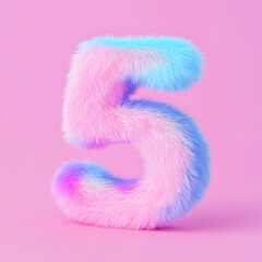 Poster - 3d rendering digital font big sale event countdown concept element