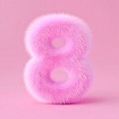 Poster - 3d rendering digital font big sale event countdown concept element