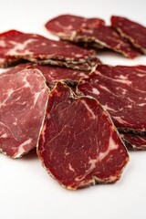 Poster - Freshly cut meat on a clean surface