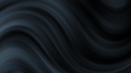 Poster - The image features a smooth, dark wave pattern with subtle gradient variations, creating an elegant and fluid appearance.
