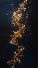 Poster - A flowing stream with bubbles rising to the surface, great for use in environmental or nature-themed contexts