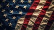 © Fotograf - Close-up shot of the American flag with stars, suitable for patriotic and national celebrations