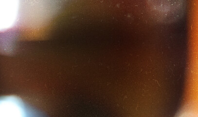 Fototapete - Colorful light on black background. Imitation old analog photo effect. Mask for edit foto. Grunge texture 
