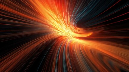 Poster - fiery energy burst: an abstract representation of a dynamic energy surge, bursting forth with vibran