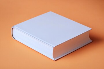 Poster - A white open book sitting on a table