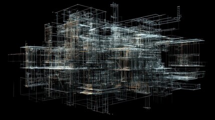 Poster - Abstract architectural design concept